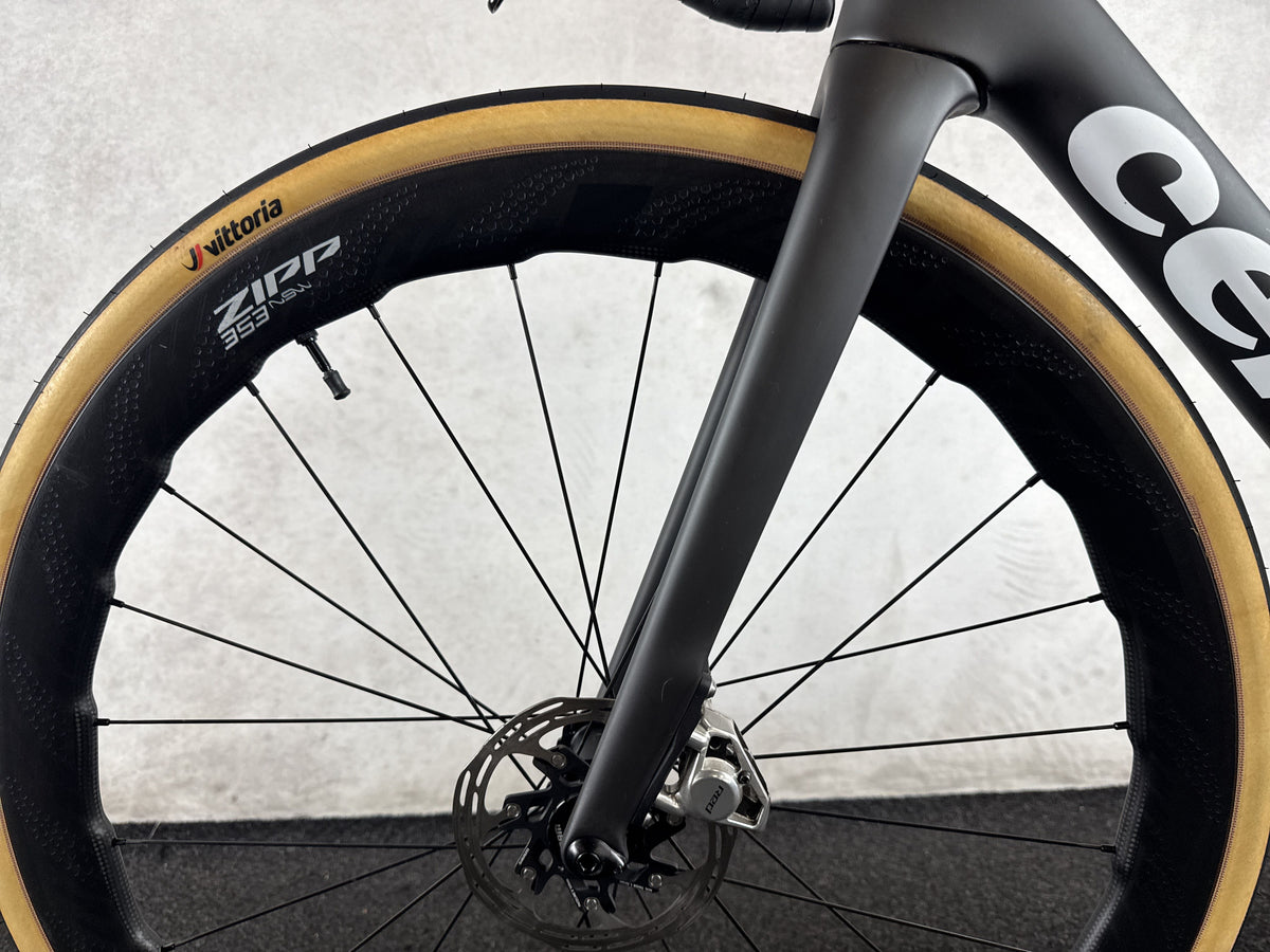 Cervélo R5 gebraucht – Vorderrad und Gabel