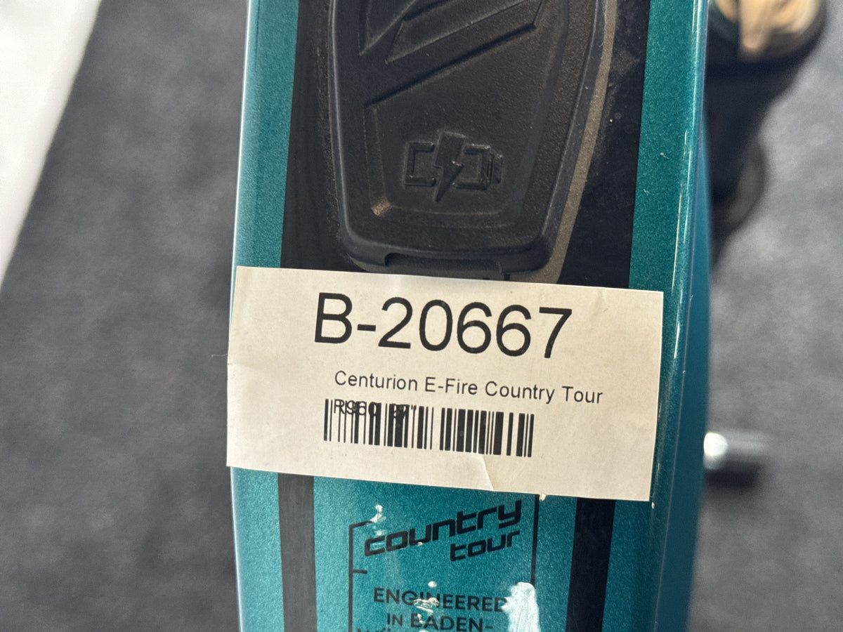 Centurion E-Fire Country Tour R960i gebraucht – Rahmennummer-Etikett