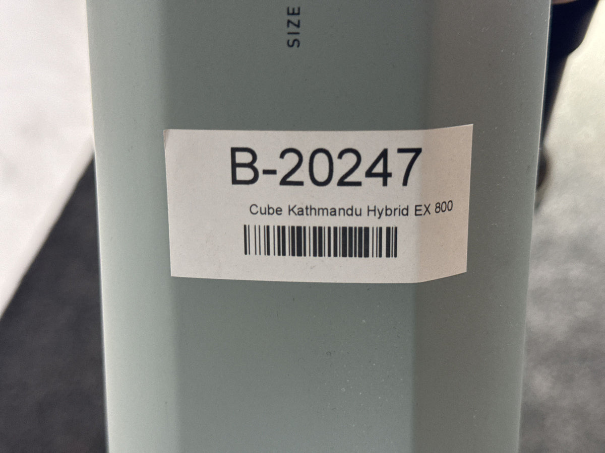 CUBE Kathmandu Hybrid EXC 800 gebraucht – Rahmennummer-Etikett