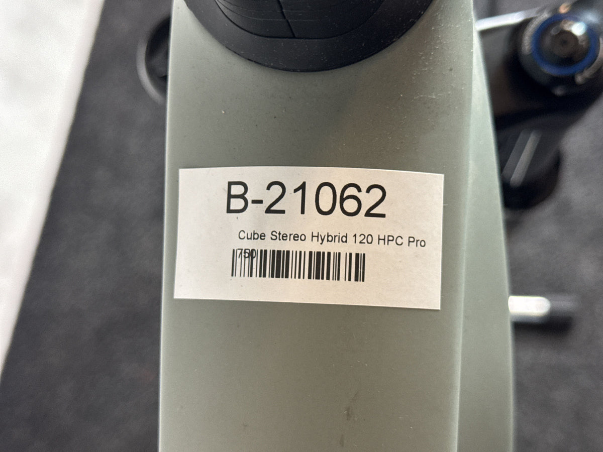 Cube Stereo Hybrid 120 HPC Pro 750 gebraucht – Rahmennummer-Etikett