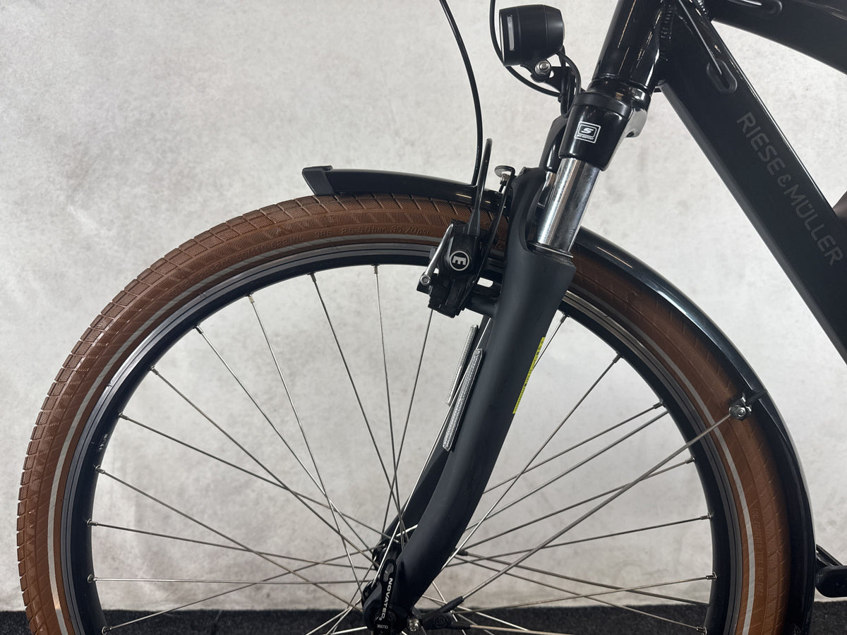 Riese & Müller Cruiser Mixte silent gebraucht – Vorderrad und Gabel