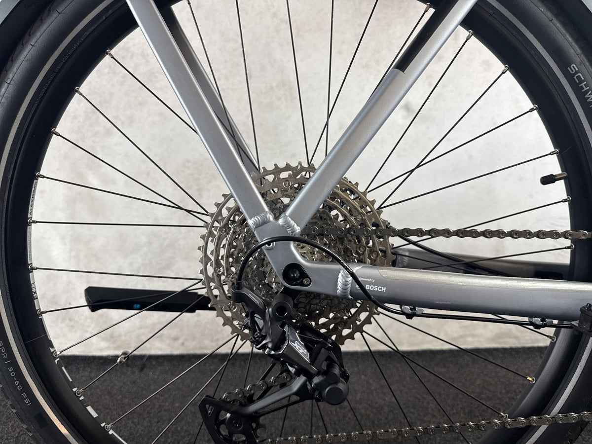 CUBE Kathmandu Hybrid SLX 750 gebraucht – Hinterradnabe und Schaltung