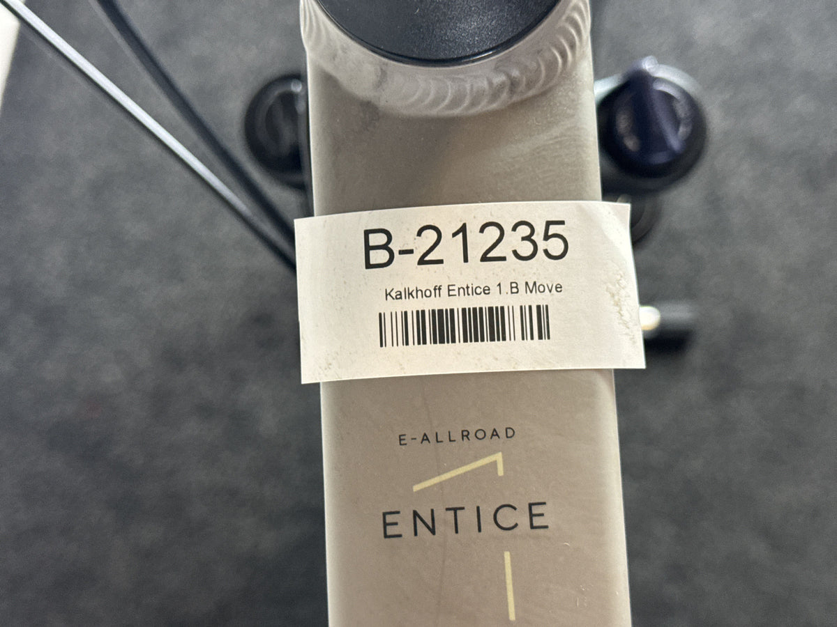 Kalkhoff Entice 1 Move gebraucht – Rahmennummer-Etikett