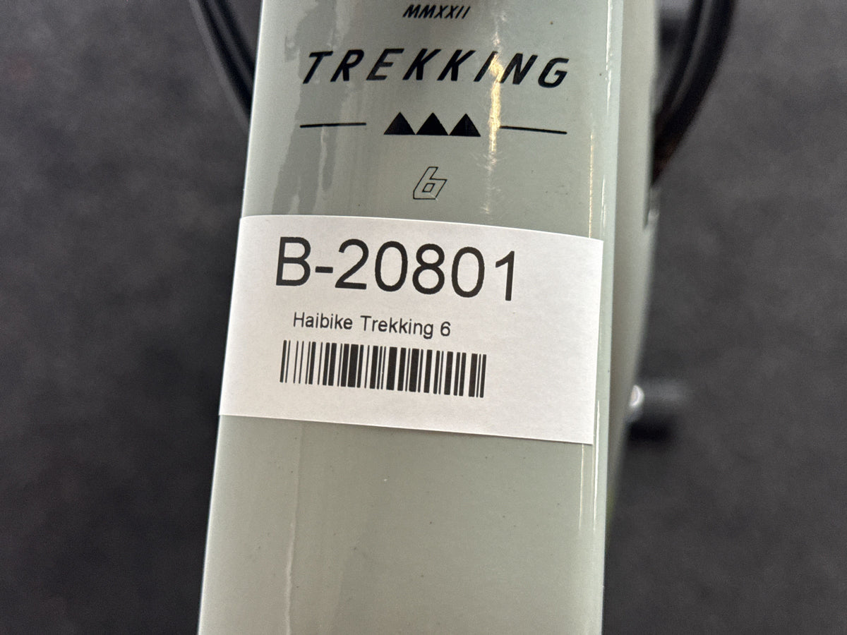 Haibike Trekking 6 gebraucht – Rahmennummer-Etikett