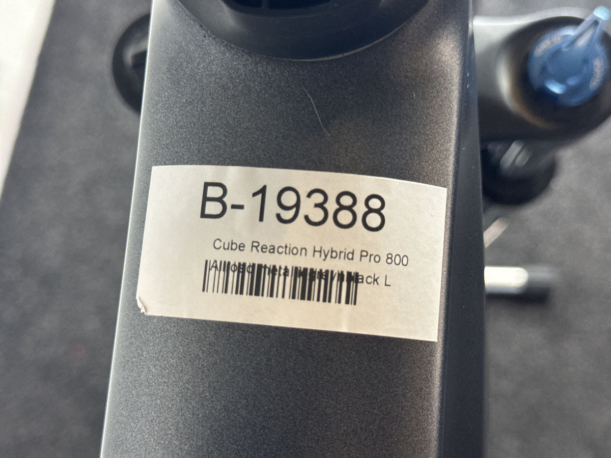 CUBE Reaction Hybrid Pro 800 Allroad gebraucht – Rahmennummer-Etikett