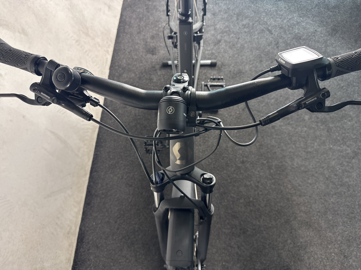 Scott Sub Cross eRIDE 20 EQ gebraucht – Cockpit von vorne