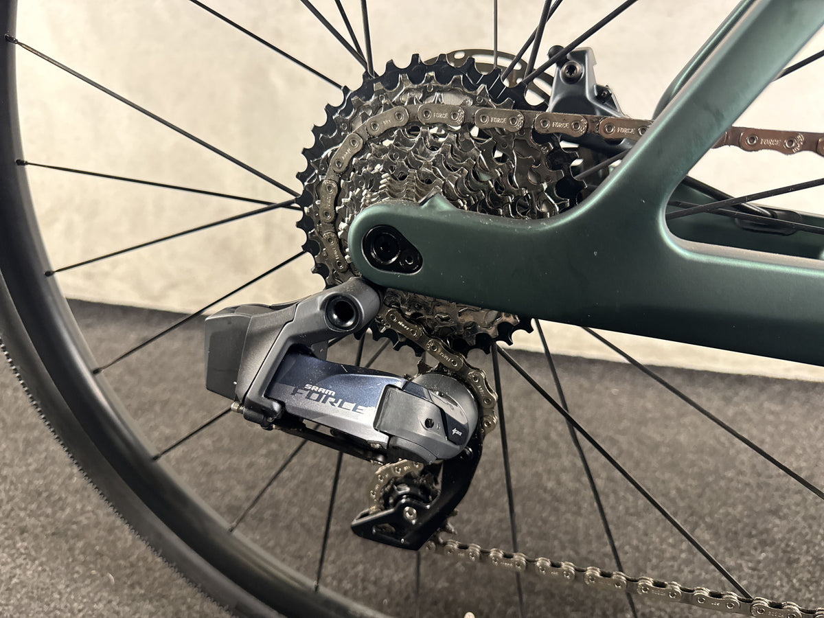 Storck Cyklaer Gravel Force AXS gebraucht – Hinterradnabe und Schaltung
