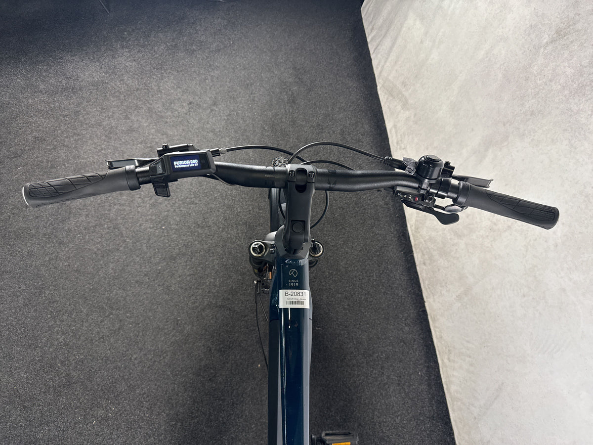 Kalkhoff Entice L Advance gebraucht – Cockpit aus Fahrersicht