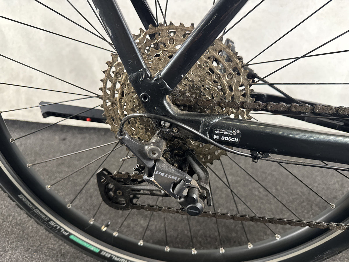 CUBE Kathmandu Hybrid EXC 750 gebraucht – Hinterradnabe und Schaltung