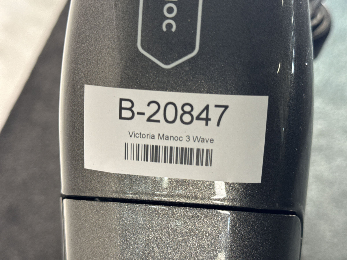 Victoria Manoc 3 Wave gebraucht – Rahmennummer-Etikett