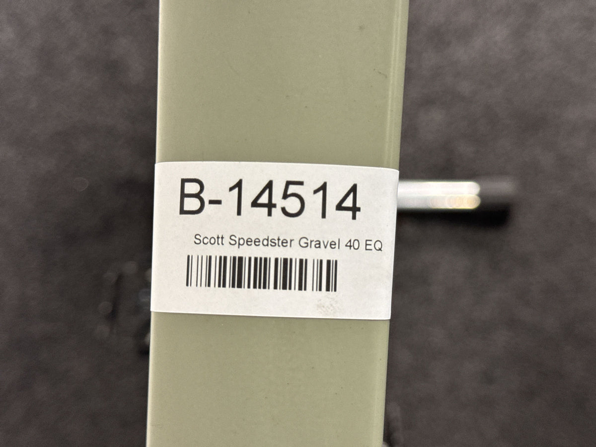 Scott Speedster Gravel 40 EQ gebraucht – Rahmennummer-Etikett