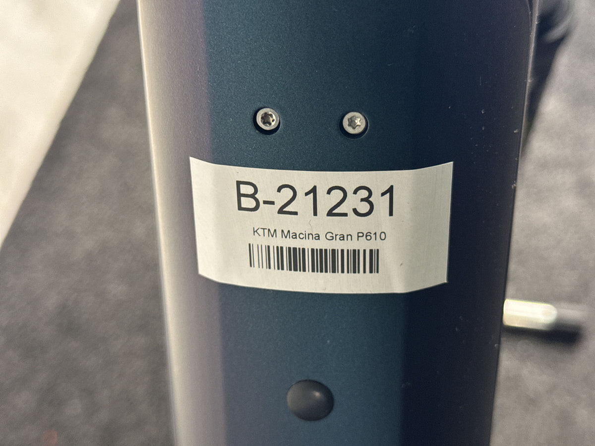 KTM Macina Gran P610 gebraucht – Rahmennummer-Etikett