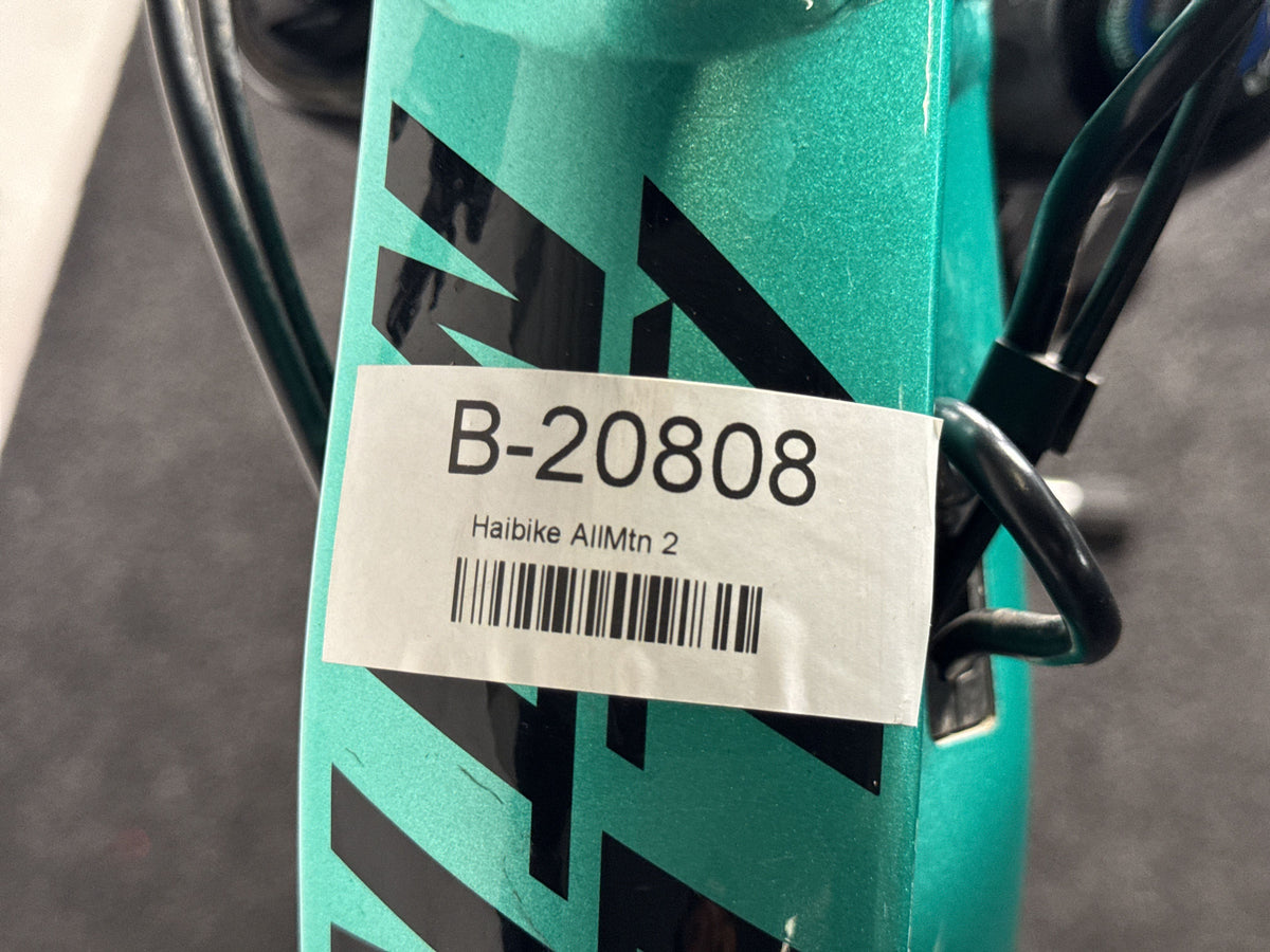 Haibike AllMtn 2 gebraucht – Rahmennummer-Etikett