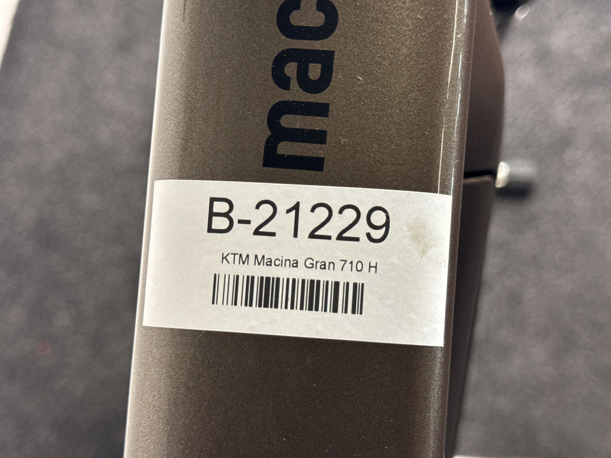 KTM Macina Gran 710 gebraucht – Rahmennummer-Etikett