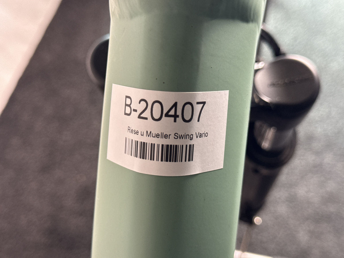 Riese & Müller Swing vario gebraucht – Rahmennummer-Etikett