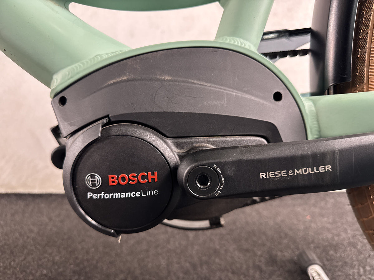 Riese & Müller Swing vario gebraucht – Motor von links