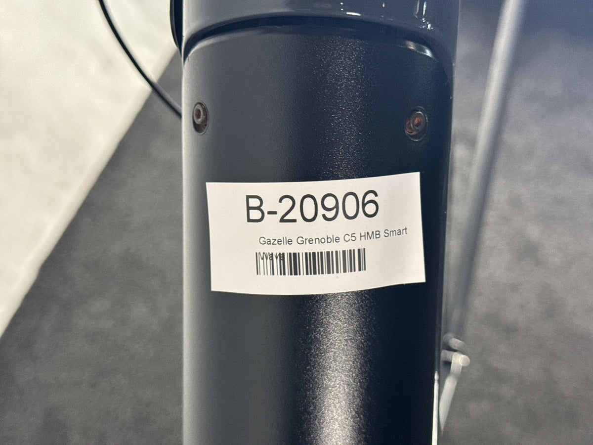 Gazelle Grenoble C5 HMB S5 gebraucht – Rahmennummer-Etikett