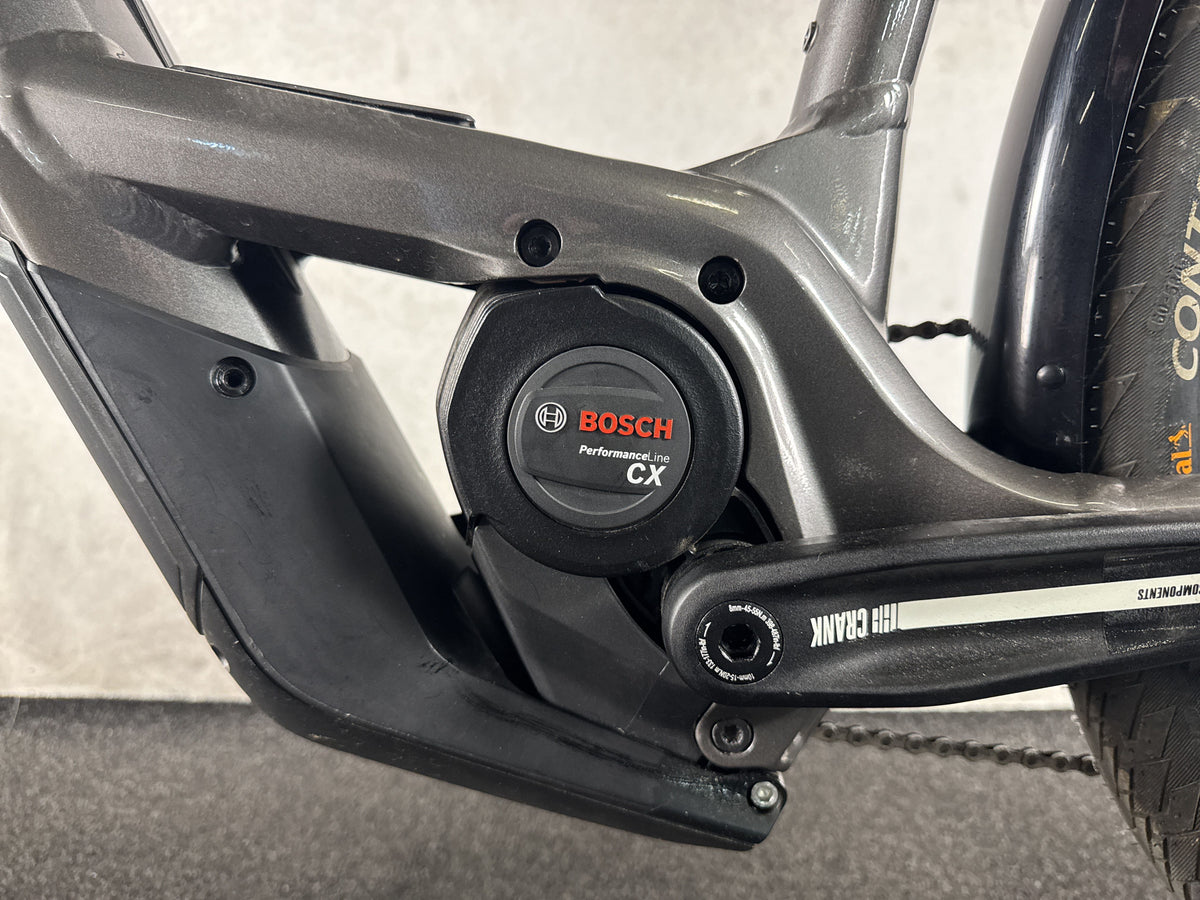 Haibike Trekking 9 gebraucht – Motor von links