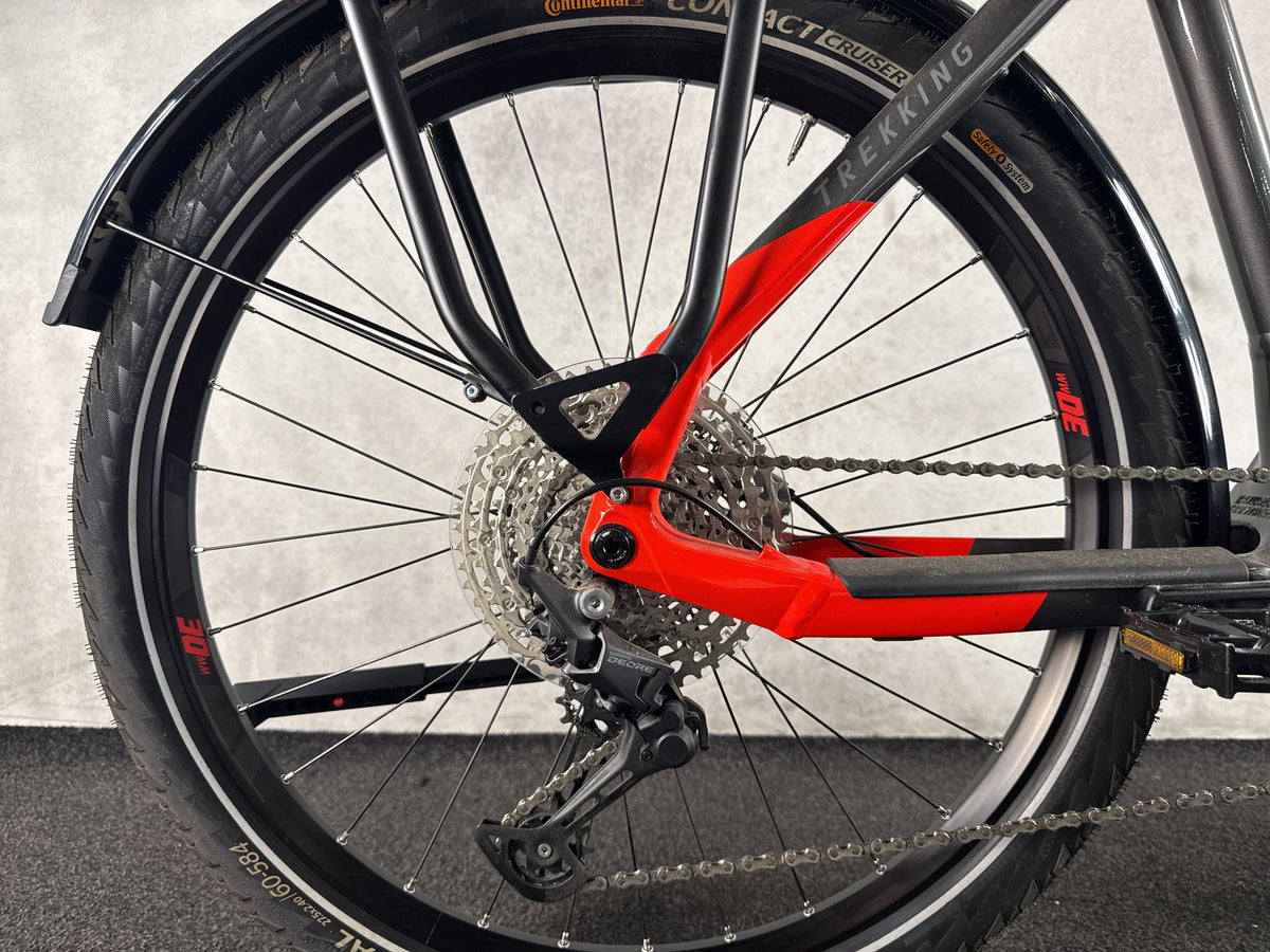 Haibike Trekking 9 gebraucht – Hinterradnabe und Schaltung