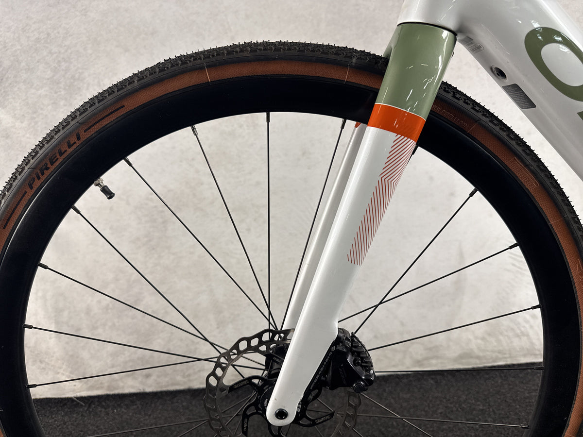 Orbea Gain M30 gebraucht – Vorderrad und Gabel