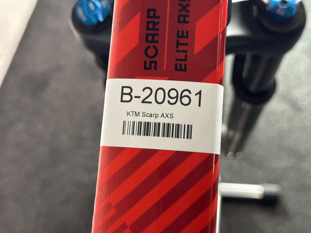 KTM Scarp Elite AXS EVO2 gebraucht – Rahmennummer-Etikett