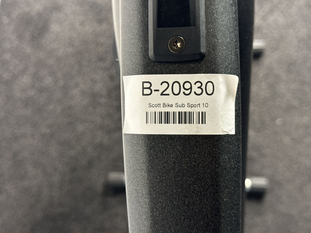 Scott Sub Sport 10 gebraucht – Rahmennummer-Etikett
