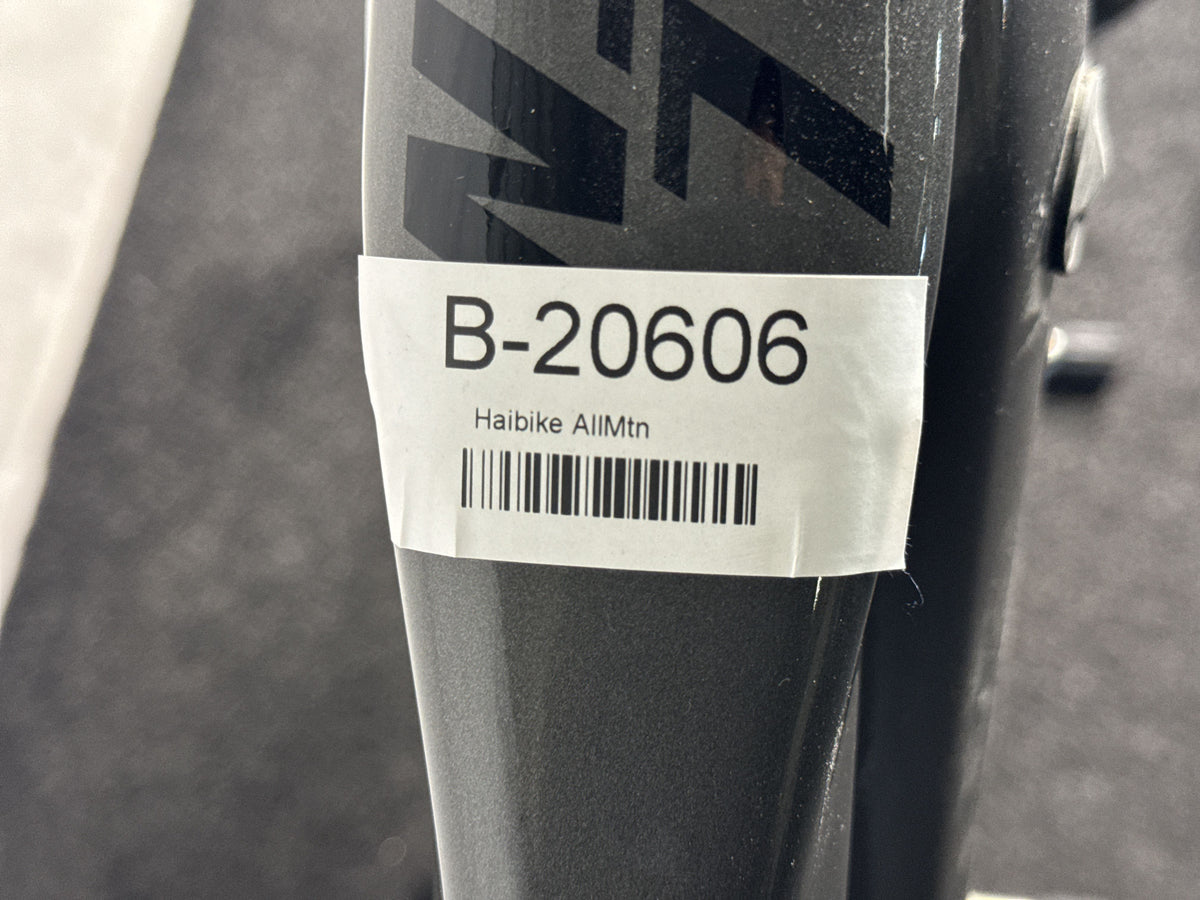 Haibike AllMtn 4 gebraucht – Rahmennummer-Etikett