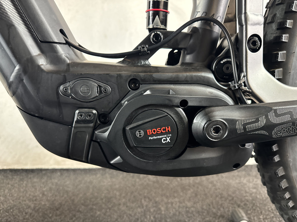 Ghost E-Riot Trail AL Essential gebraucht – Motor von links
