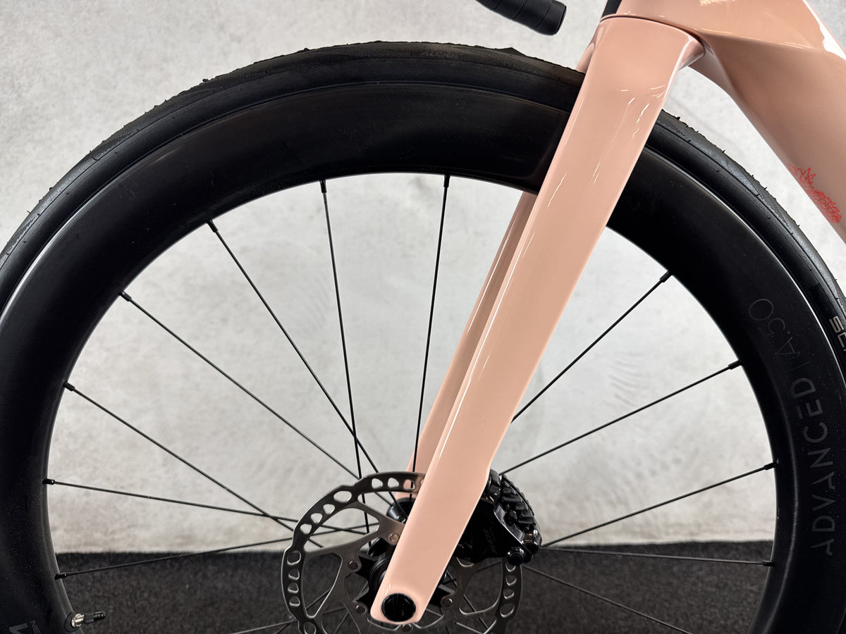 Rose Xlite 04 105 Di2 Advanced gebraucht – Vorderrad und Gabel