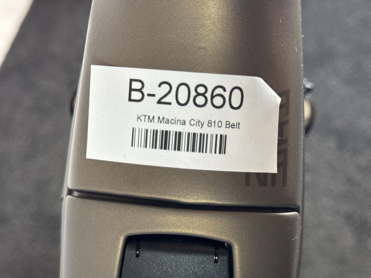 KTM Macina City 810 Belt gebraucht – Rahmennummer-Etikett