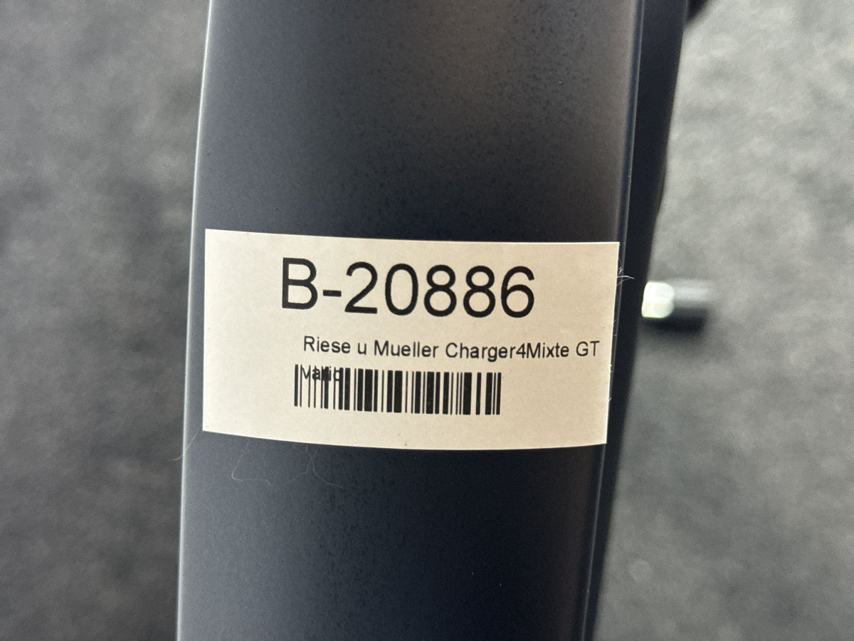 Riese & Müller Charger4 GT vario gebraucht – Rahmennummer-Etikett