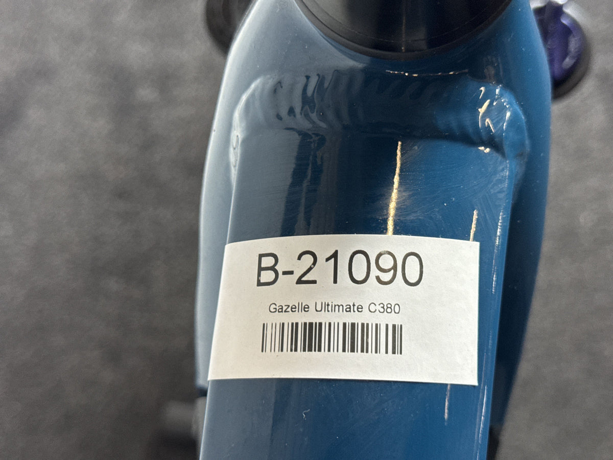 Gazelle Ultimate C380 HMB SE gebraucht – Rahmennummer-Etikett