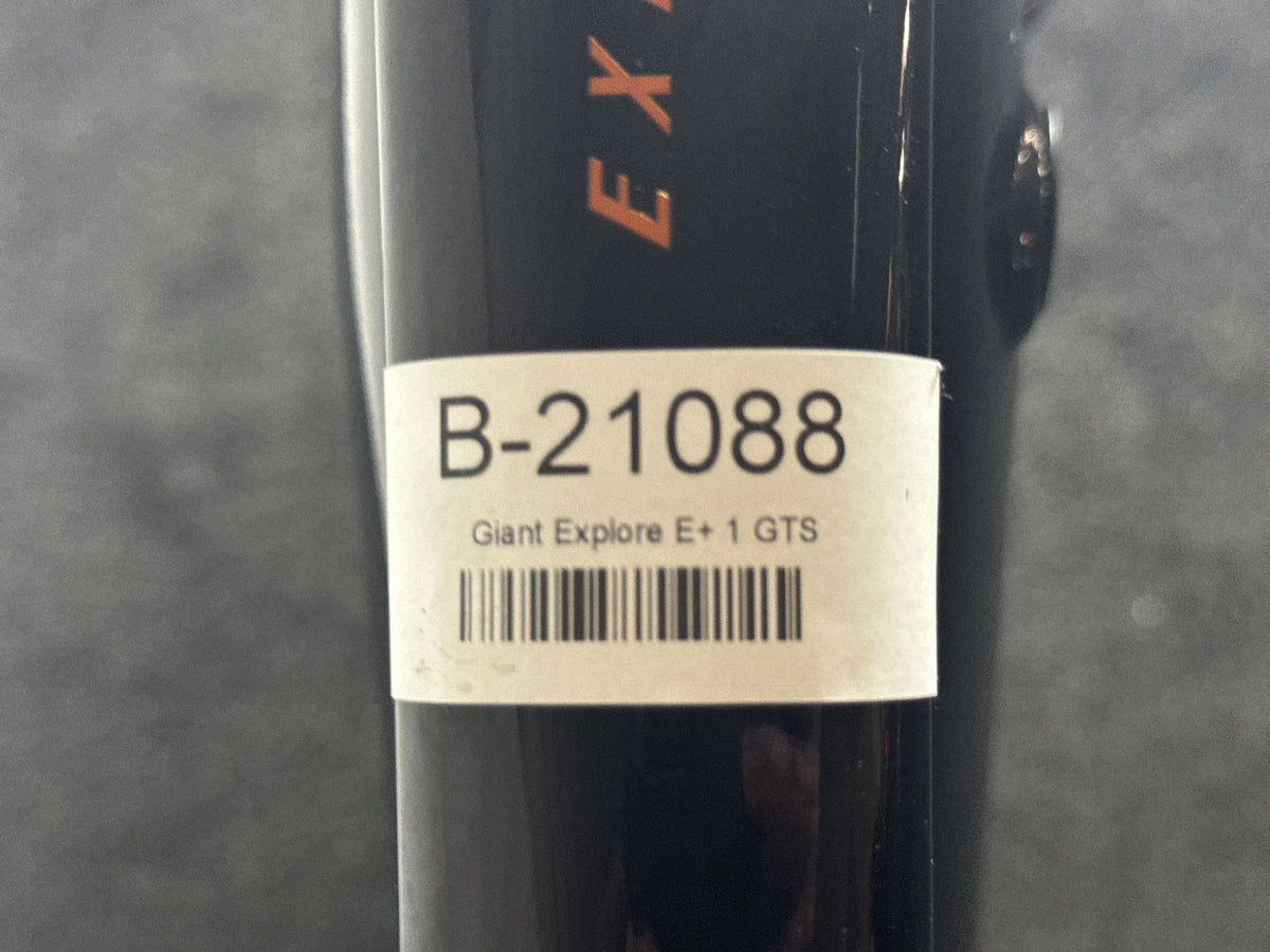 Giant Explore E+ 1 625 GTS gebraucht – Rahmennummer-Etikett