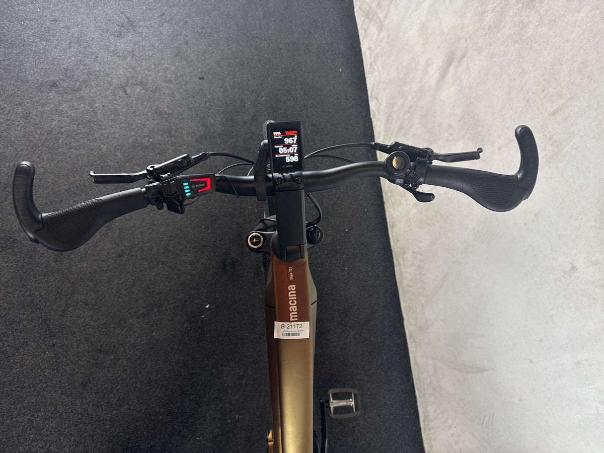 KTM Macina Style 720 gebraucht – Cockpit aus Fahrersicht