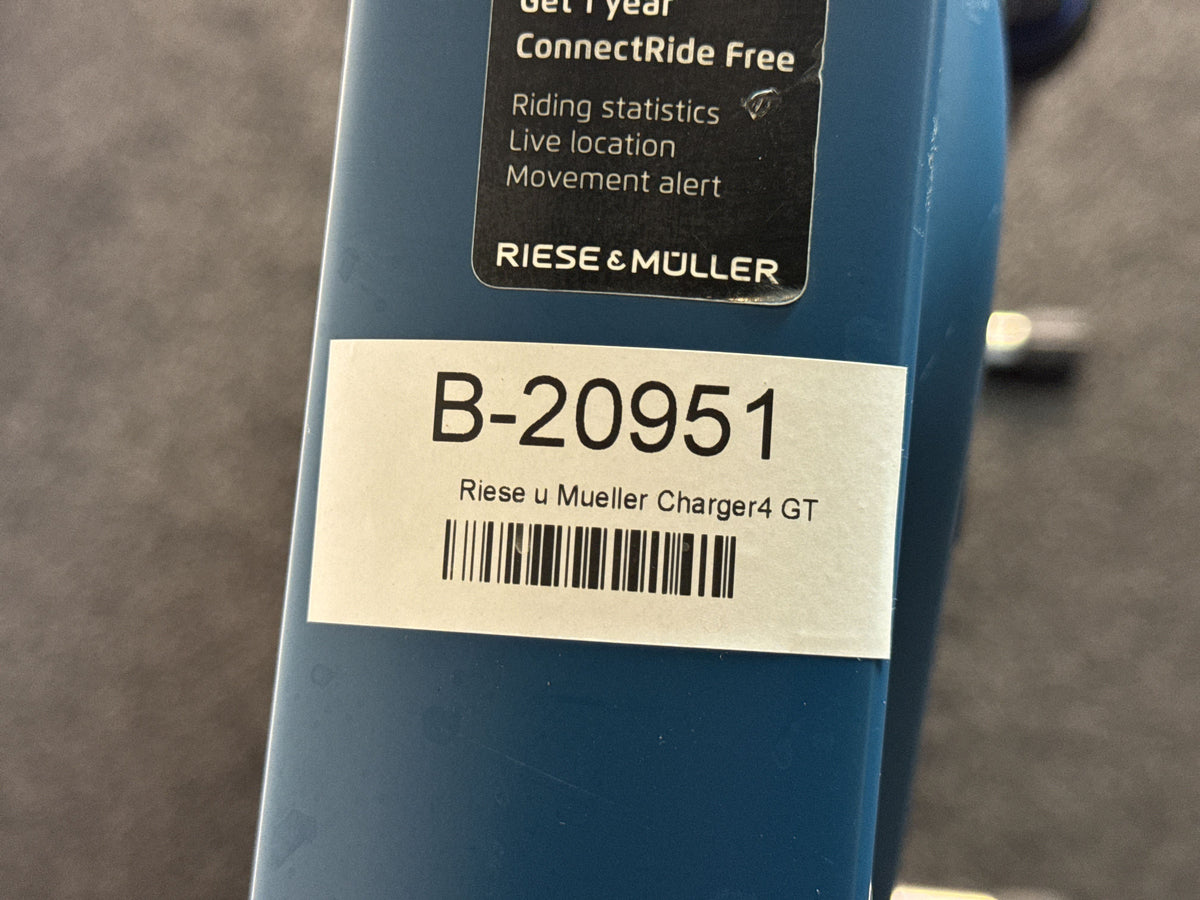Riese & Müller Charger4 GT gebraucht – Rahmennummer-Etikett