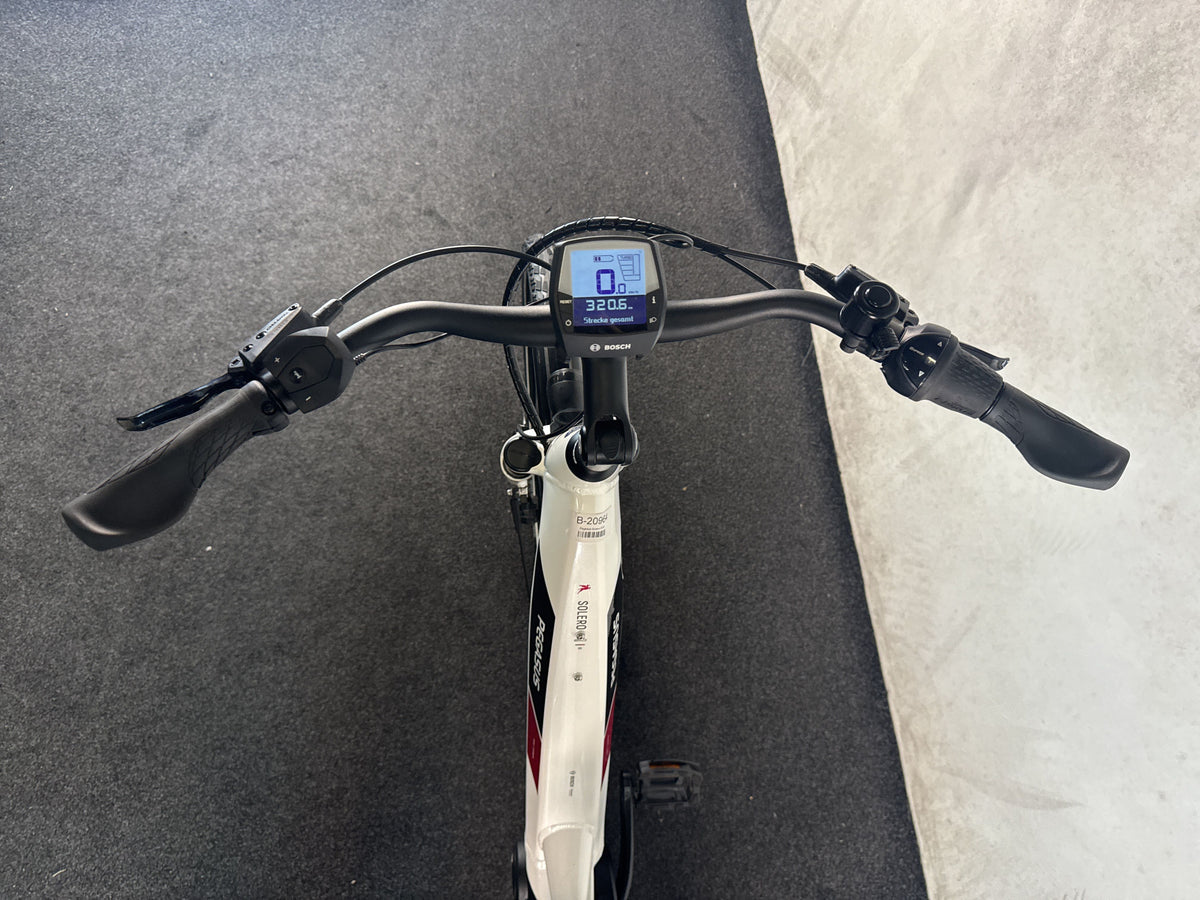 Pegasus Solero EVO 8F gebraucht – Cockpit aus Fahrersicht