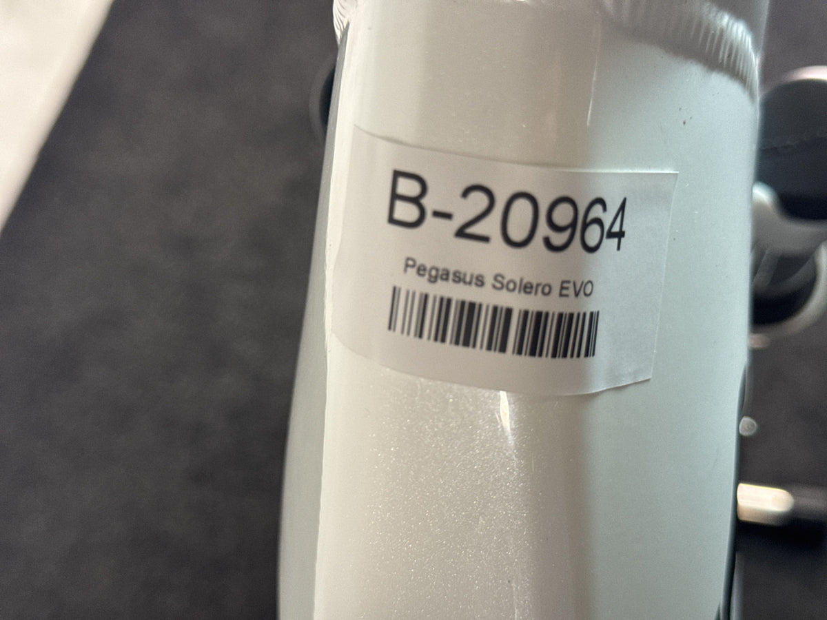 Pegasus Solero EVO 8F gebraucht – Rahmennummer-Etikett
