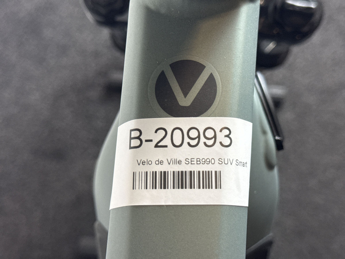 Velo de Ville SEB 990 SMART gebraucht – Rahmennummer-Etikett