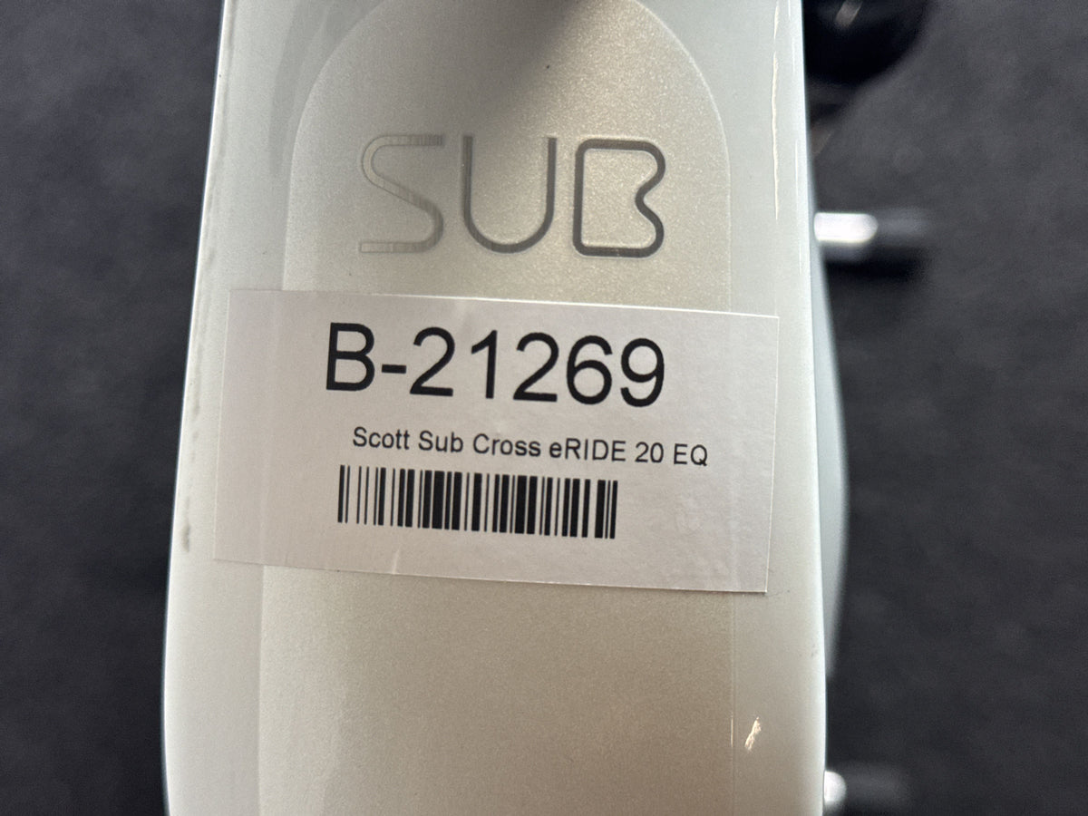 Scott Sub Cross eRIDE 20 EQ gebraucht – Rahmennummer-Etikett
