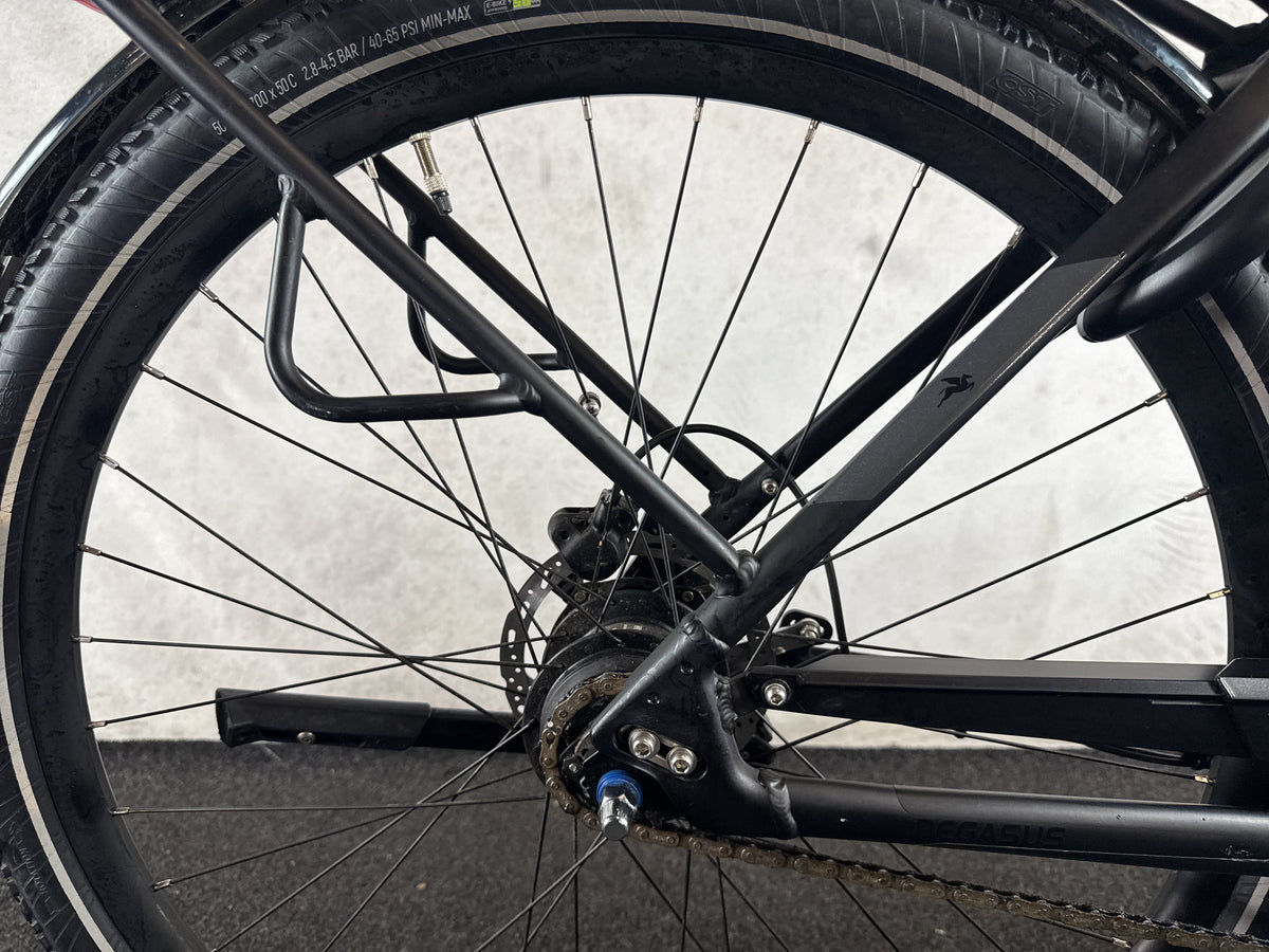 Pegasus Solero EVO 8F gebraucht – Hinterradnabe und Schaltung