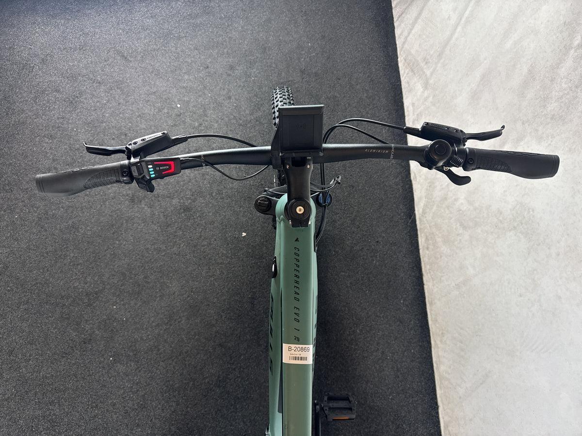 Bulls COPPERHEAD EVO 1 29 gebraucht – Cockpit aus Fahrersicht