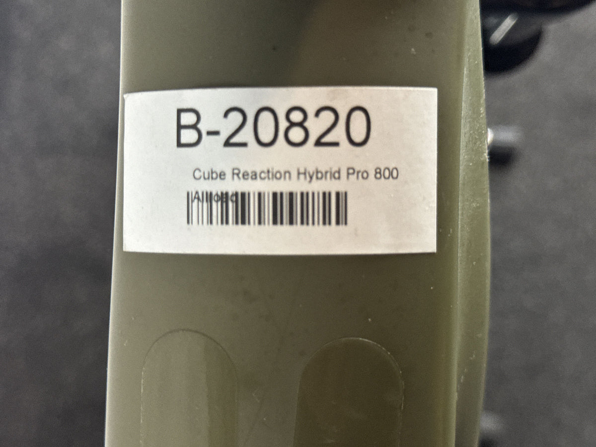 CUBE Reaction Hybrid Pro 800 Allroad gebraucht – Rahmennummer-Etikett