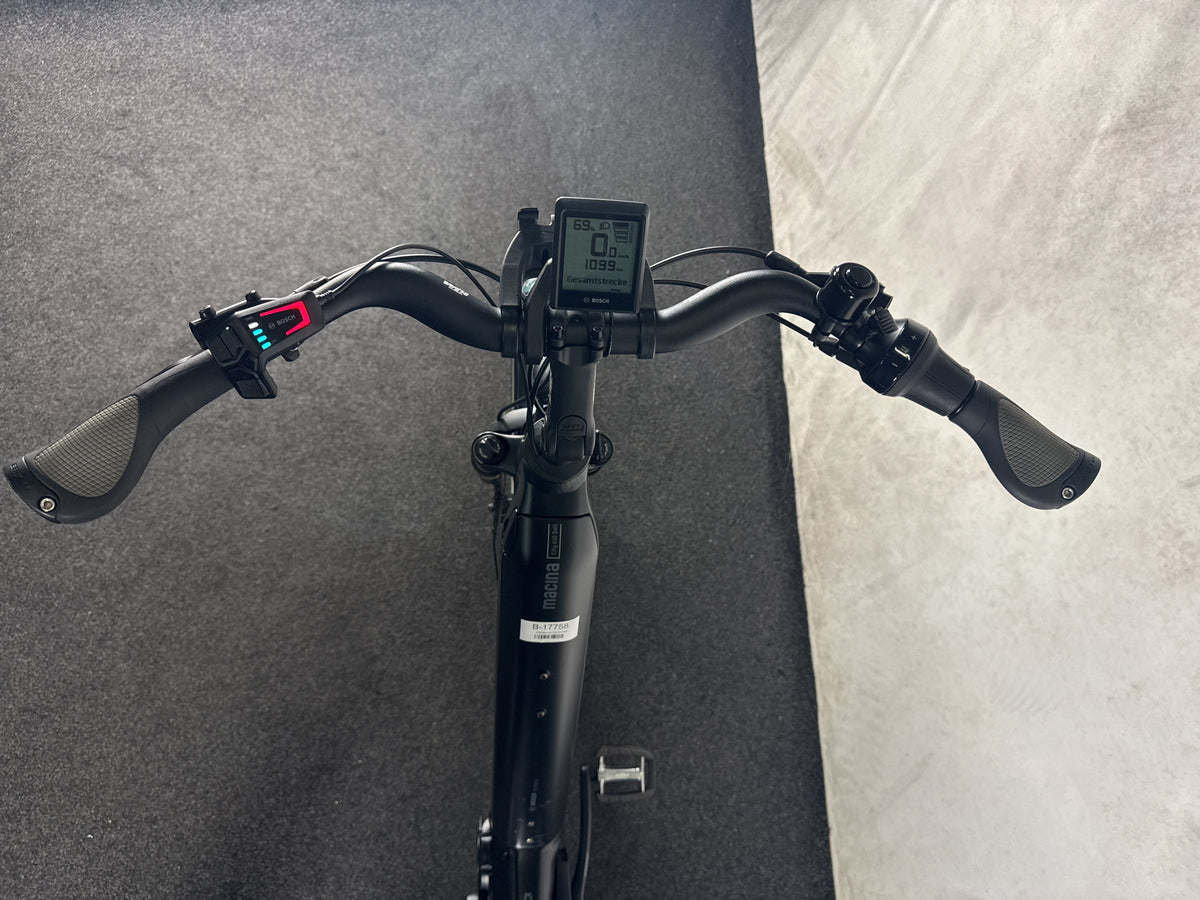 KTM Macina City 610 Belt gebraucht – Cockpit aus Fahrersicht