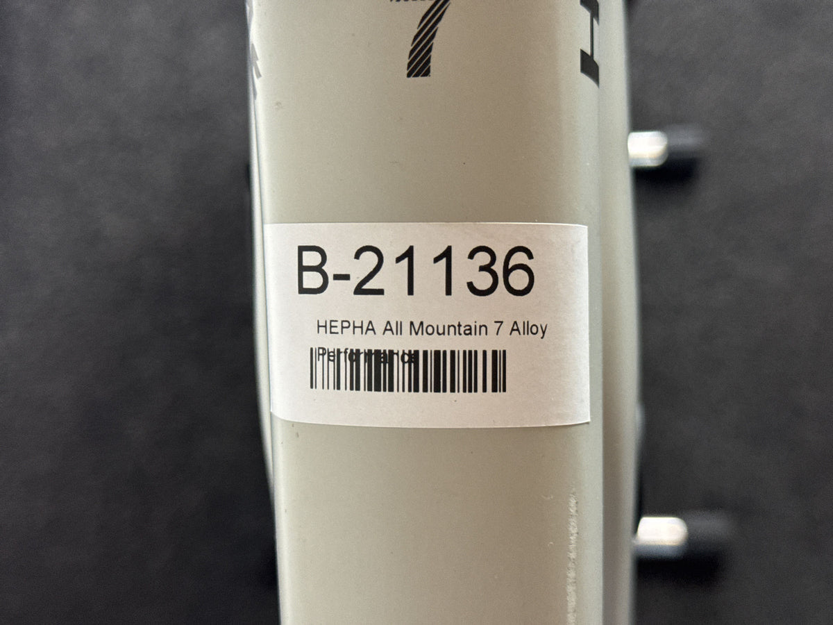 HEPHA All Mountain 7 Alloy Performance gebraucht – Rahmennummer-Etikett