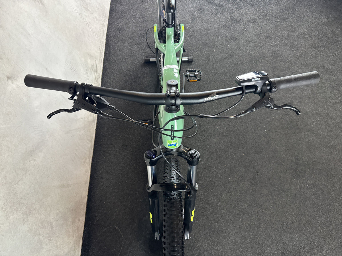 Haibike HardSeven 6 gebraucht – Cockpit von vorne