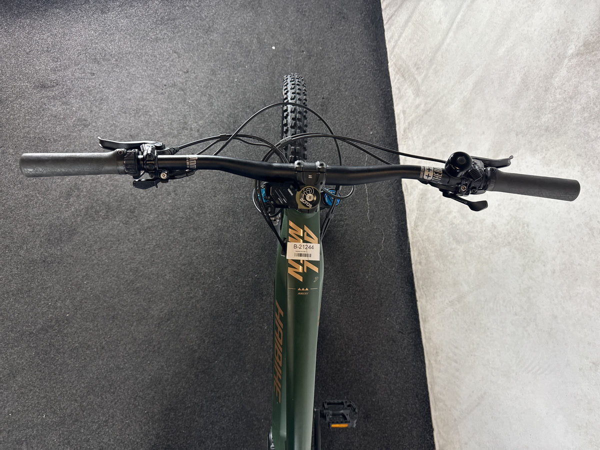 Haibike AllMtn 7 gebraucht – Cockpit aus Fahrersicht