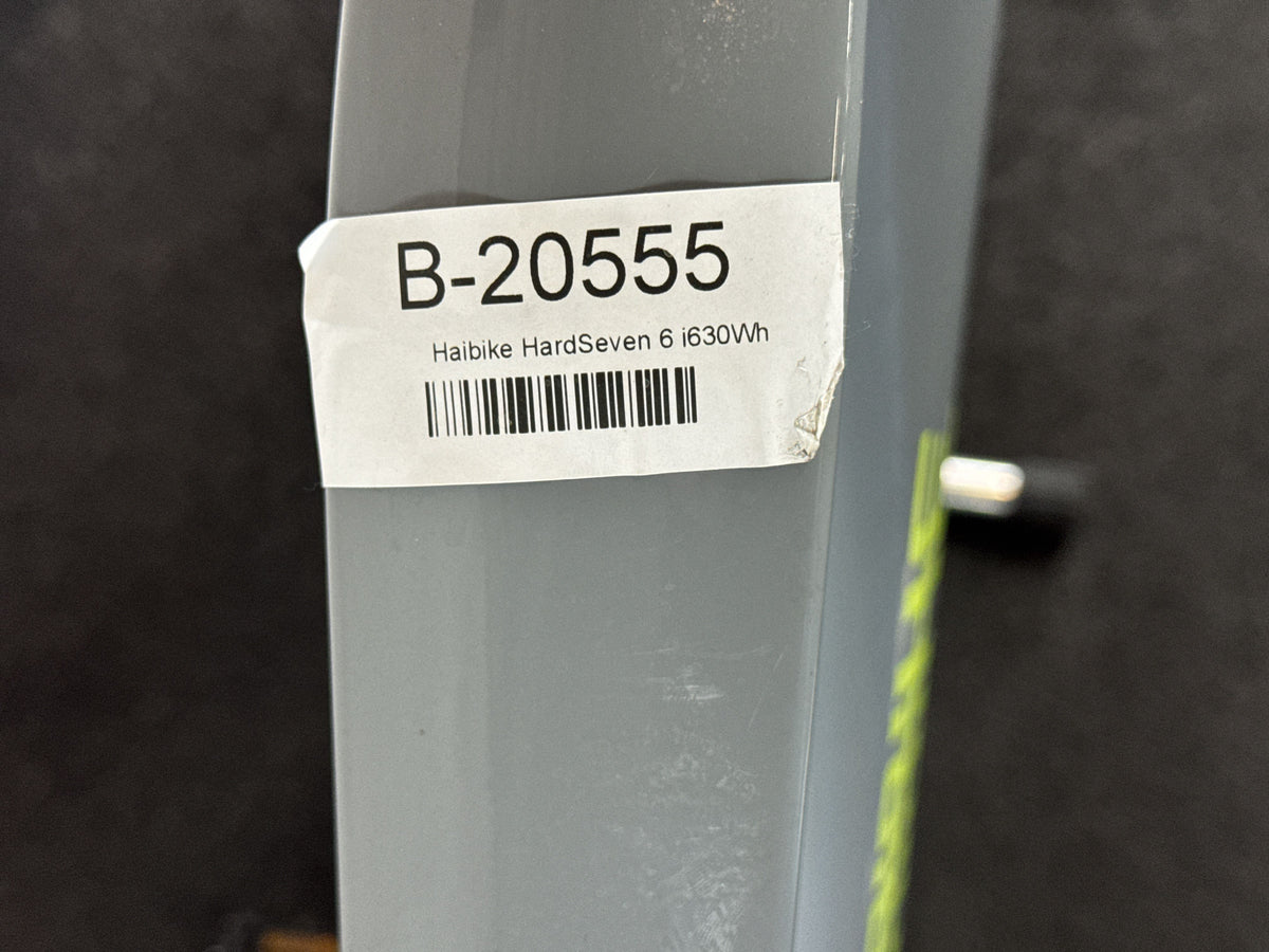 Haibike HardSeven 6 gebraucht – Rahmennummer-Etikett