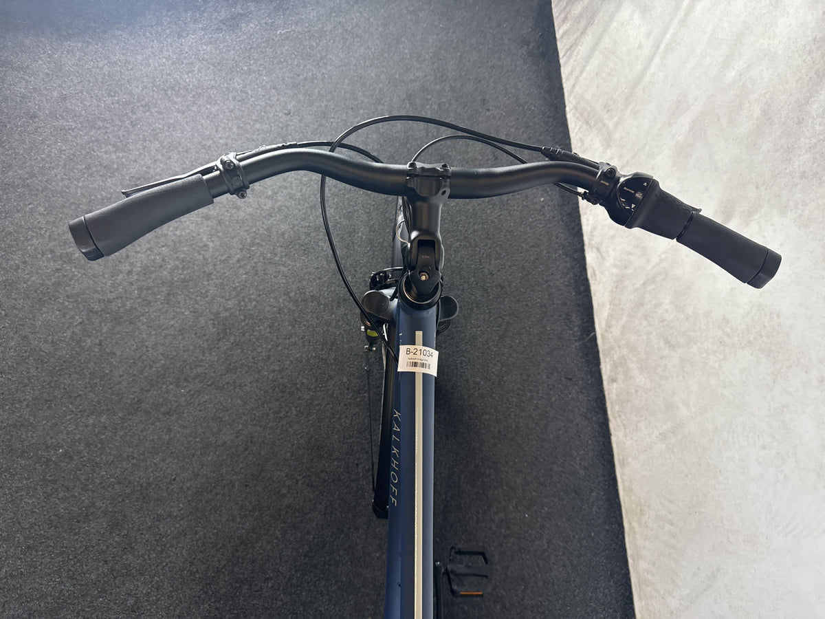 Kalkhoff Image XXL gebraucht – Cockpit aus Fahrersicht