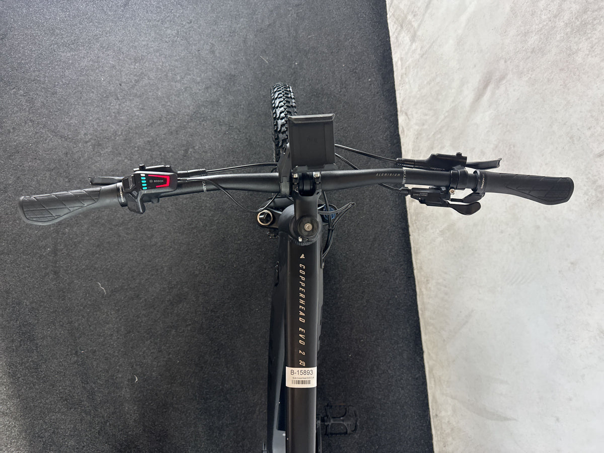 Bulls Copperhead EVO 2 29 gebraucht – Cockpit aus Fahrersicht