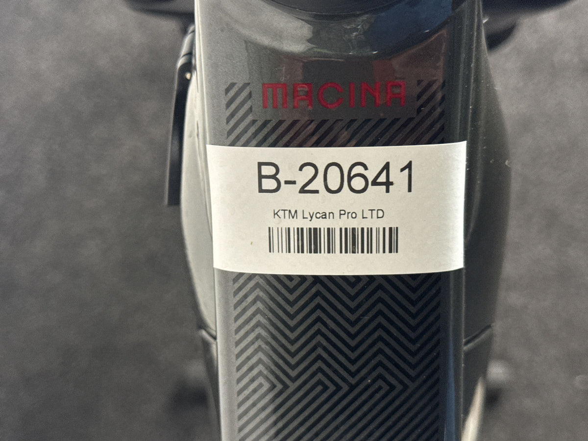 KTM Macina Lycan Pro LTD gebraucht – Rahmennummer-Etikett